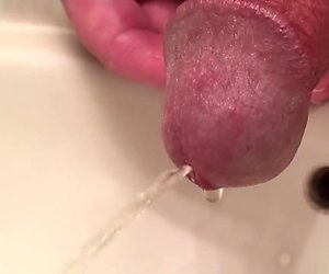 Close-up Peeing