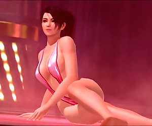 Dead or alive momiji poledance