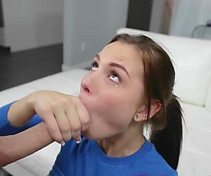 Sexy teen screwed by massive hard cock