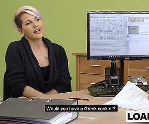 Attractive MILF does anything for the loan she wants