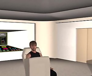 3D Cartoon Emo Babe Sucks and Fucks