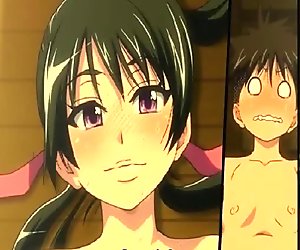 Massive tits gets fondled by a lucky boy