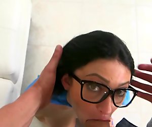 Cyrstal Rae fucks big dick
