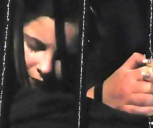 Orgasm and crying in pain in BDSM bondage