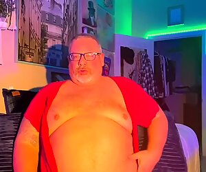 Old fat man coach cums so good hand free