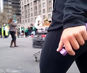St Pats Parade 4 DOUBLE FAT BUTTS IN SPANDEX!!!
