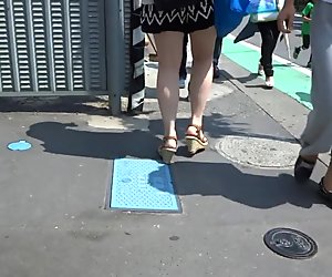 Sexy Legs Walk 043