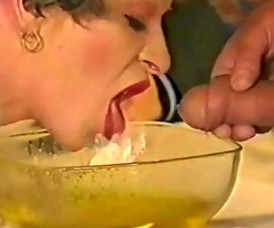 grandma swallows urinate & pisses it out by satyriasiss