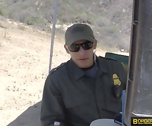 Blonde Babe Gets Fucked At The Border Crossing