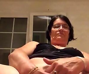 Granny touches herself