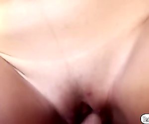 Brunette babe Audrey Royal sucks a big dick in a strangers car