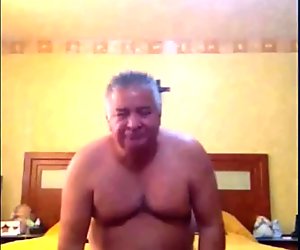 grandpa cum on cam