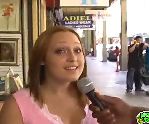 Attractive blonde chick got her face covered with jizz