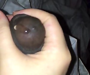Oozing BBC Drained By Latina Hands