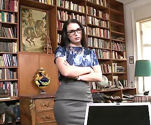 Librarian stud gets dirty with book-work gals
