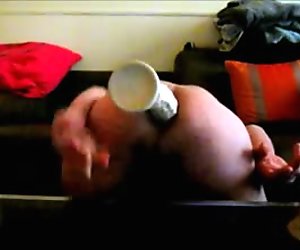 Giant dildo in my ass 3