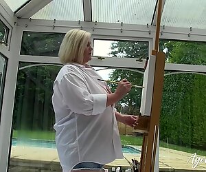 AgedLove Hot British Blonde Got Straight Hardcore