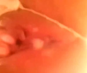 Close up on messy food fucking with an amateur girl