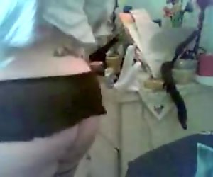 Fat chubby teen with big tits showing her wet pussy