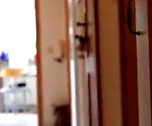 German pawg cleans house naked