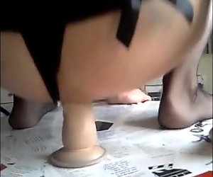 DoubleAnal Piss AssSquirt - La lopette se defonce le cul