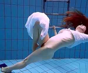 Amazing hairy underwatershow by Marketa