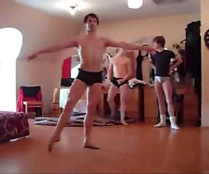 Backstage of ballet