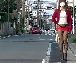 jap pantyhose flasher