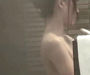 Japanese lesbians bathing